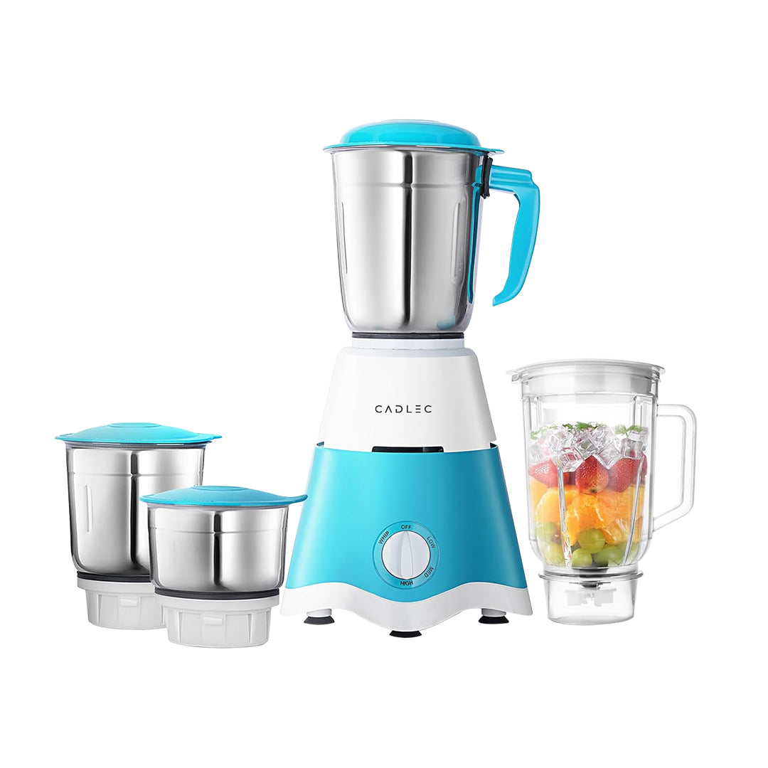 Cadlec Jarsphere 4 Jar 750 Watt Mixer Grinder | High-Power Juicer, Blender & Mixer | Durable ABS Body | Multi-Function for Juicing & Blending | 2-Year Warranty