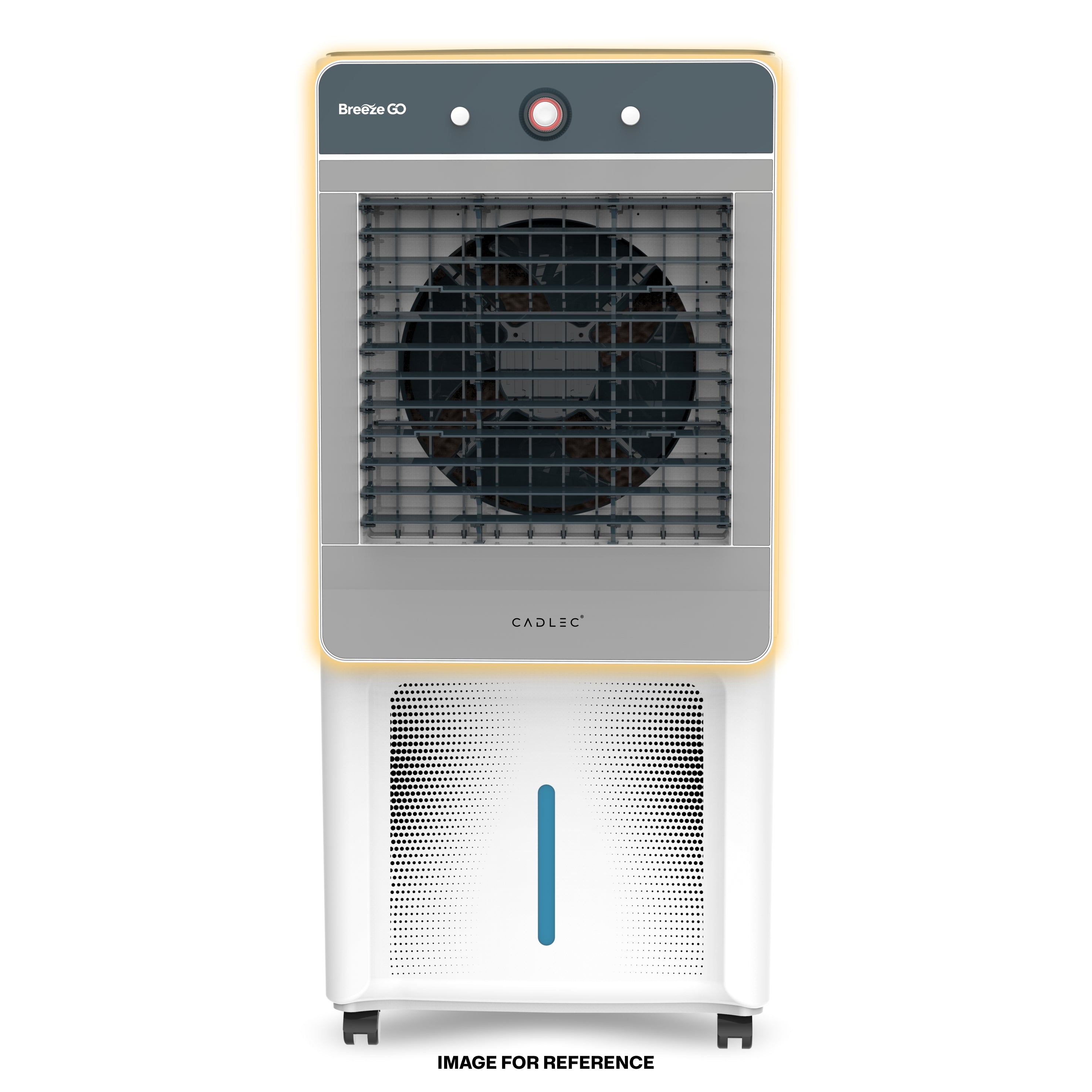 Cadlec BreezeGo 100L Desert Air Cooler | High Speed Fan | 30Ft Powerful Air Throw | Inverter Compatible | 3 Year Warranty