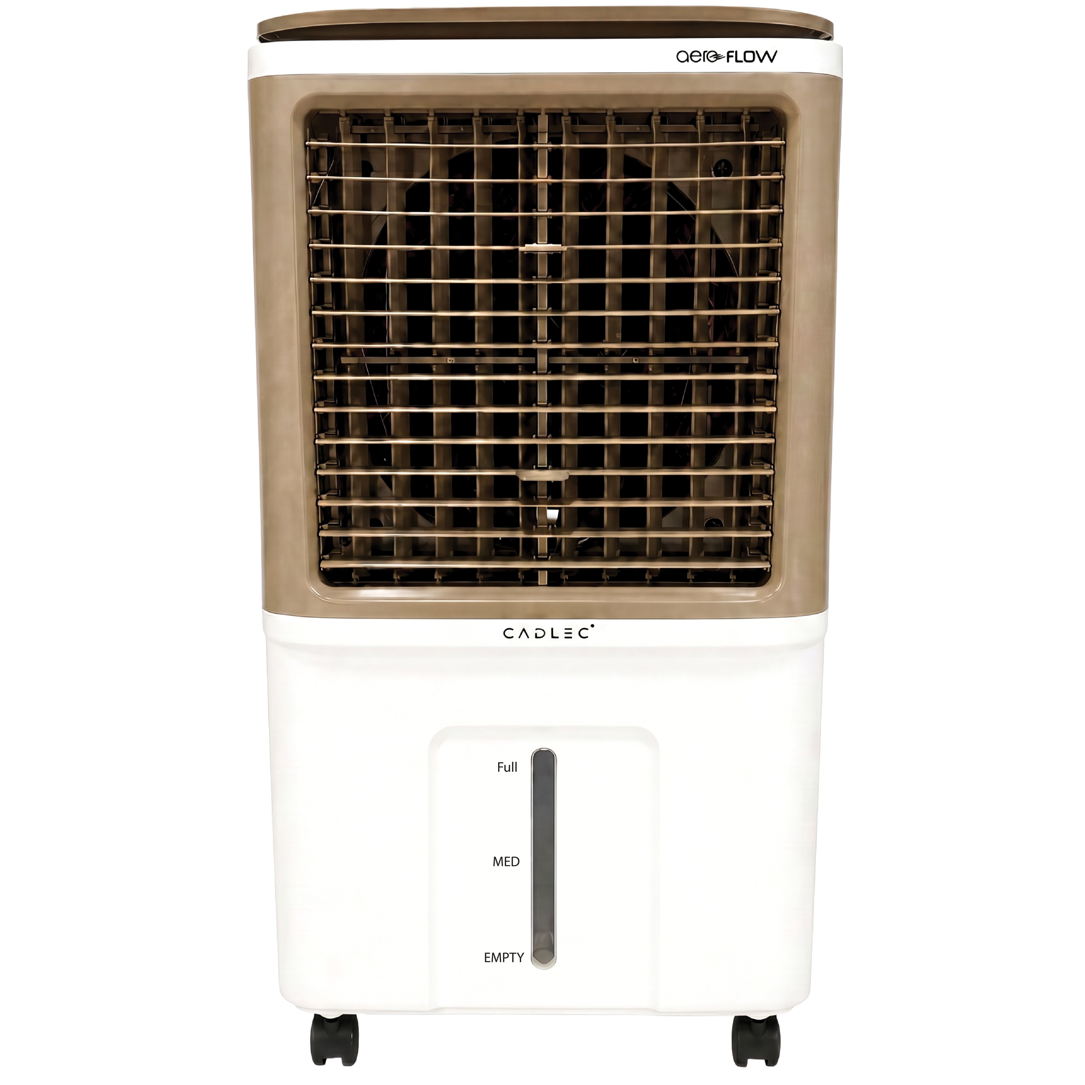 Cadlec AeroFlow 40L Personal Air Cooler For Home, High Speed Fan with Powerful Air Throw, Inverter Compatible, Anti-Bacteria Honeycomb Pad, 3 Year Warranty | White