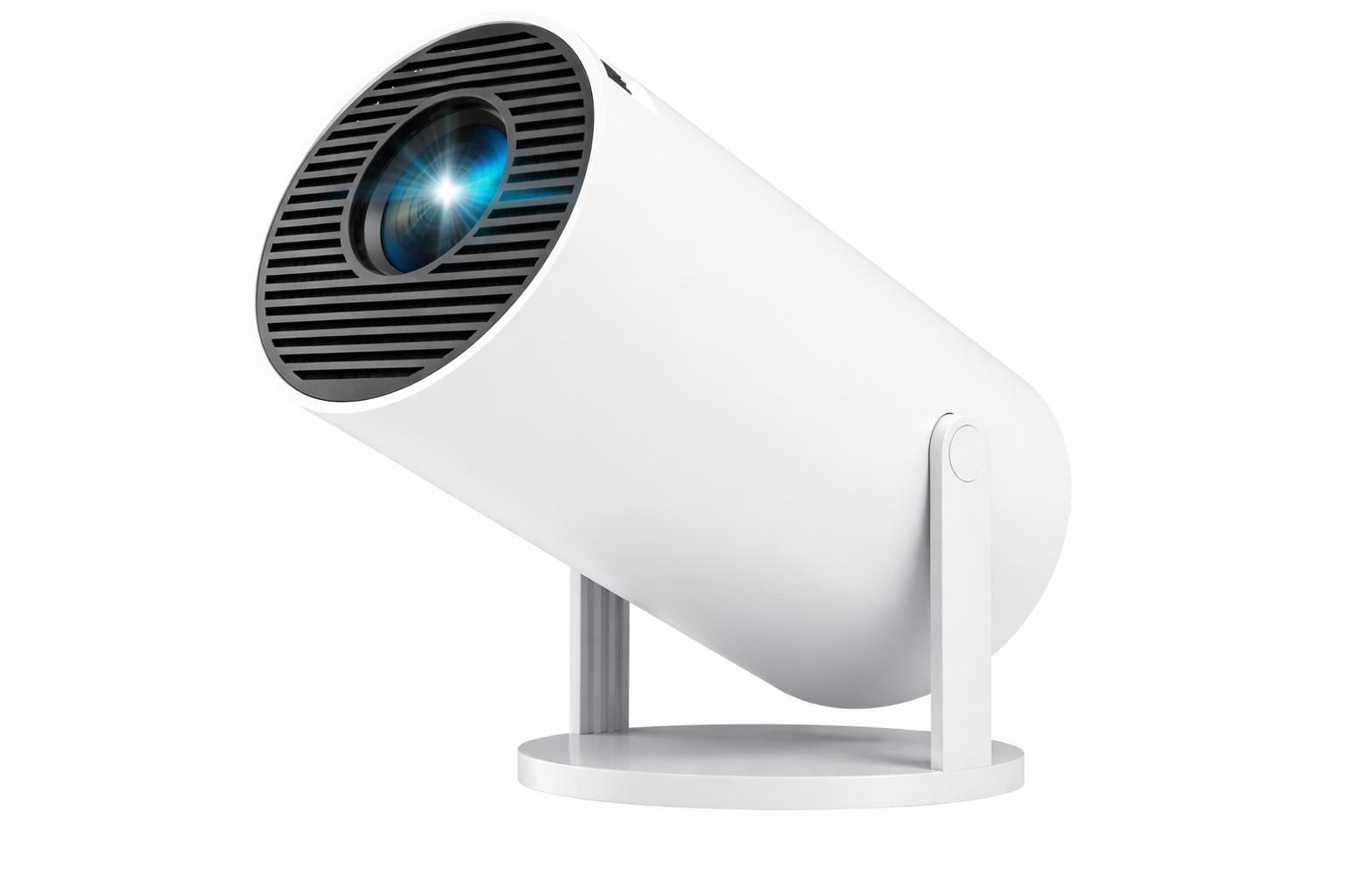 Cadlec LiteBeam X1 Smart 4K LED Projector | Android 13, 720p, 408 Lumens, 1500:1 Contrast, Manual Focus/Automatic Keystone, OTT Apps, 1-Year Replacement Warranty (White)